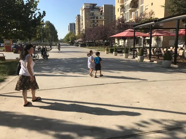 Albania Children Walking Together